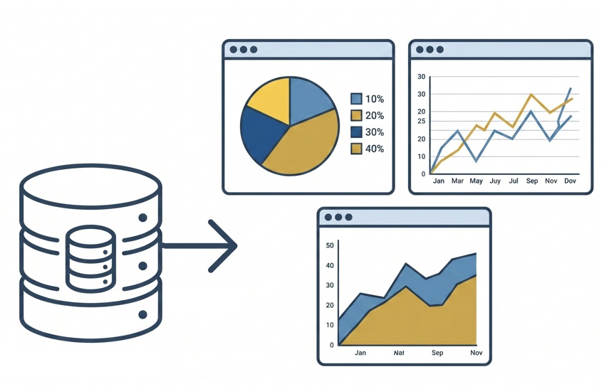 Interactive PHP Charts - data visualization for MySQL and MariaDB databases