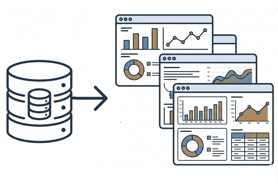 PHP Dashboards - real-time MySQL and MariaDB data monitoring