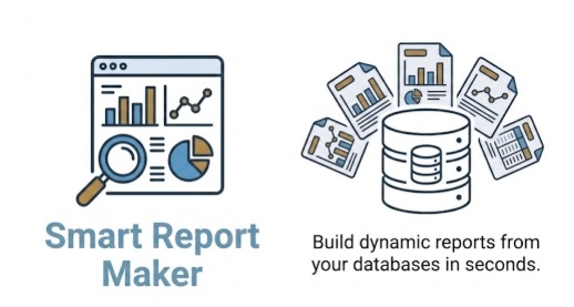 PHP Report Builder - generate MySQL and MariaDB reports with wizard interface